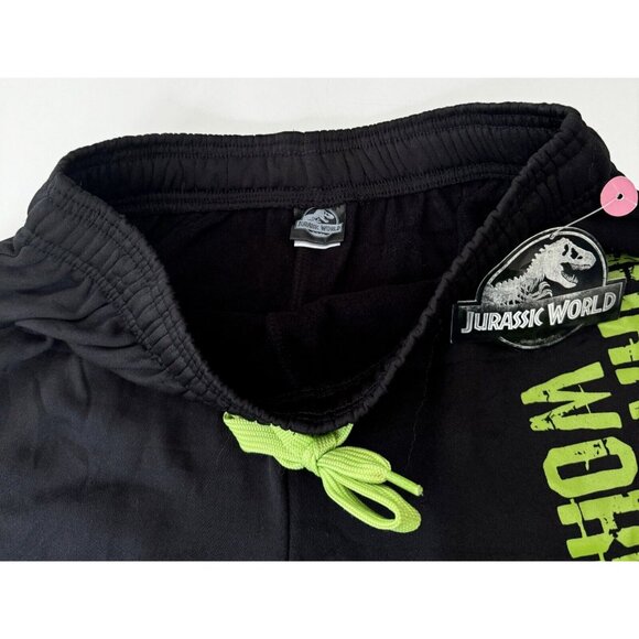 NWT Universal Studios Jurassic World Jurassic Park Mens Black S Shorts - Picture 3 of 10